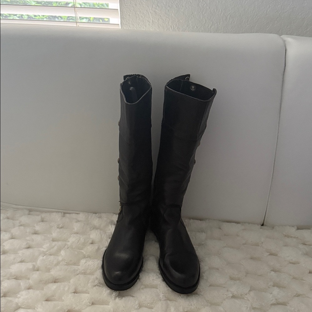 Black Knee-High Boots